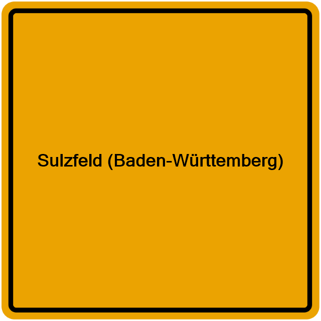 Einwohnermeldeamt24 Sulzfeld (Baden-Württemberg)